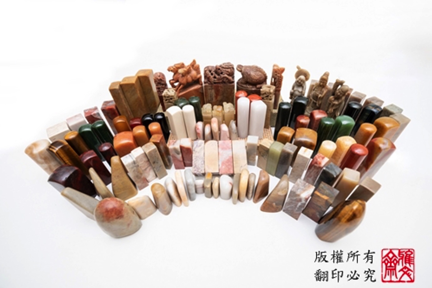 臍帶章、胎毛章與印章材質製作參考照片